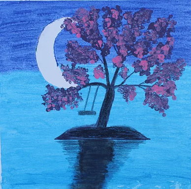 Edgar Collorina and Ronald Basa “Moon and Tree”